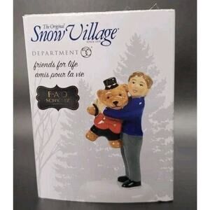 Department 56 Snow Village Friends for Life FAO Schwarz Ceramic Figure 6009713